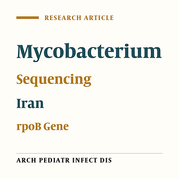 rpoB Gene Sequencing for Identification of Rapidly Growing Mycobacteria