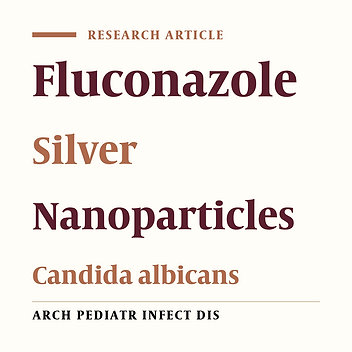 Comparison of Difference Between Fluconazole and Silver Nanoparticles in Antimicrobial Effect on Fluconazole-Resistant Candida Albicans Strains