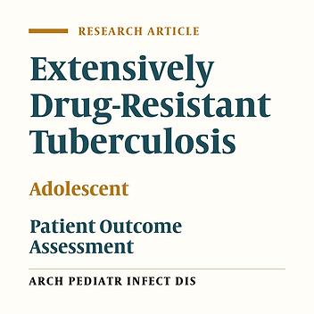 Outcomes in Adolescents Undergoing Treatment for Drug-Resistant Tuberculosis in Cape Town, South Africa, 2008-2013