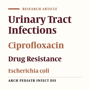 The Role of parC, parE, and qnrB Genes in Ciprofloxacin-Resistant Escherichia coli Isolates from Urinary Tract Infections