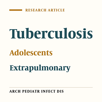 Comparison Between Pulmonary and Extrapulmonary Tuberculosis in Adolescents