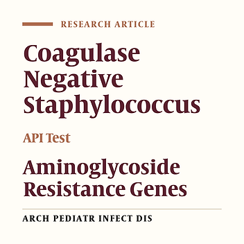Distribution of Aminoglycoside Resistance Genes in Coagulase-Negative Staphylococci Isolated From Hospitalized Patients