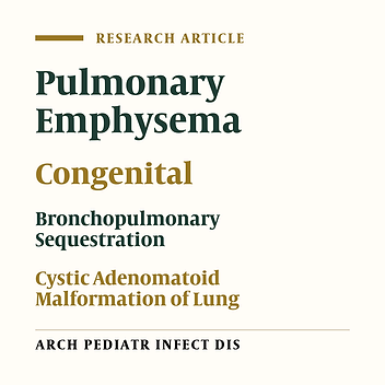 An Eleven-Year Review of Congenital Pulmonary Lesions in a Referral Children’s Hospital in Tehran