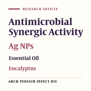 The Synergic Activity of Eucalyptus Leaf Oil and Silver Nanoparticles Against Some Pathogenic Bacteria