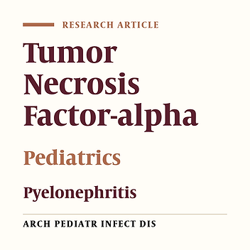 Urinary Tumor Necrosis Factor-Alpha a Good Indicator for Inflammatory Response in Pyelonephritis