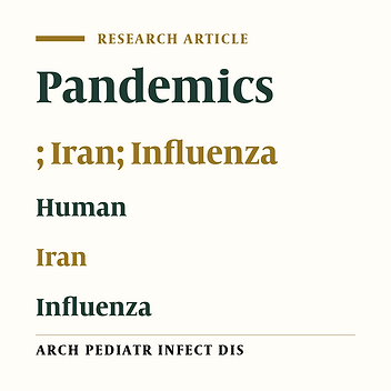 Pandemic Flu in Islamic Republic of Iran; A Review of Health System Response From July to November