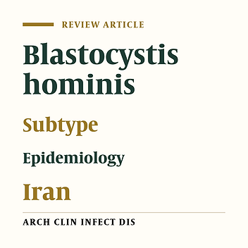 Prevalence and Genotype Analysis of Blastocystis hominis in Iran:  A Systematic Review and Meta-Analysis
