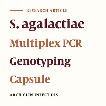 Genotyping of Clinical Streptococcus agalactiae Strains Based on Molecular Serotype of Capsular (cps) Gene Cluster Sequences Using Polymerase Chain Reaction