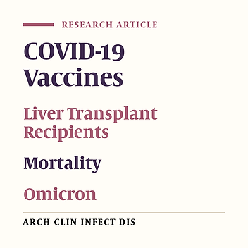 Effect of COVID-19 Vaccines on the Prevention and Severity of Omicron Strain in Liver Transplant Patient