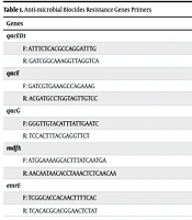 Phenotypic and Genotypic Resistance Patterns to Anti-microbial Biocides in Escherichia coli Isolates in Ardabil, Iran 2021 - 2023
