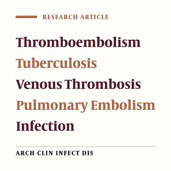 Incidence of Thromboembolism in Hospitalized Patients With Tuberculosis and Associated Risk Factors