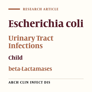 Distribution of blaTEM, blaSHV and blaCTX-M Genes Among Escherichia coli Isolates Causing Urinary Tract Infection in Children