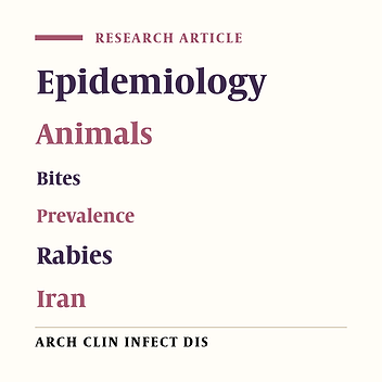Epidemiology and Public Health Aspects of Animal Biting in Shush County, Khuzestan Province, Iran