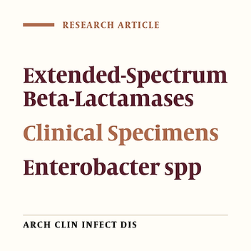 Co-occurrence of Extended-Spectrum Beta-Lactamases in Isolated Enterobacter spp. From Patients Specimens