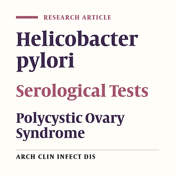 Serological Diagnosis of Helicobacter pylori Infection in Patients With a Polycystic Ovary Syndrome