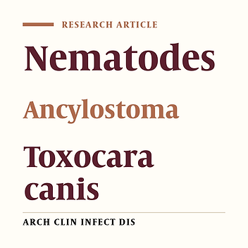 Activity of Euterpe edulis Martius, Mikania glomerata Spreng, and Mikania laevigata Schultz Bip. Extracts on Gastrointestinal Nematodes Toxocara canis and Ancylostoma caninum