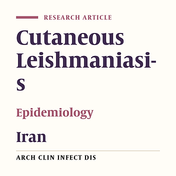Epidemiological Aspects of Cutaneous Leishmaniasis in Iran