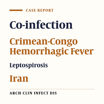 Co-infection of Leptospirosis and Crimean-Congo Hemorrhagic Fever