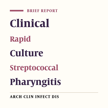Comparison of Clinical Findings and Rapid Streptococcal Antigen Detection Test in the Diagnosis of Group A Streptococcal (GAS) Pharyngitis