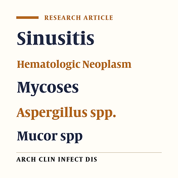 Clinical Manifestation and Diagnosis of Invasive Fungal Sinusitis in Patients with Hematological Malignancy