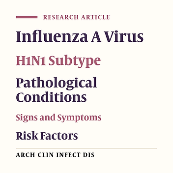 Statistical Study of Clinical Predictors of Influenza A (H1N1) in Iran