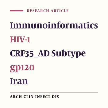 Immunoinformatics Study of gp120 of Human Immunodeficiency Virus Type 1 Subtype CRF35_AD Isolated from Iranian Patients