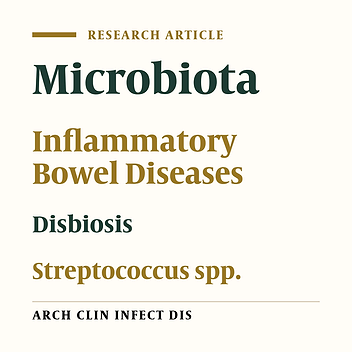 Relative Abundance of Streptococcus spp. and its Association with Disease Activity in Inflammatory Bowel Disease Patients Compared with Controls