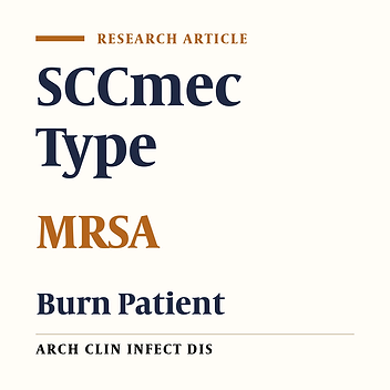 Distribution of SCCmec Types in Methicillin-Resistant Staphylococcus aureus Isolated from Burn Patients