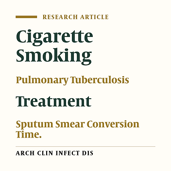 Effect of Cigarette Smoking on Sputum Smear Conversion Time Among Adult New Pulmonary Tuberculosis Patients: A Study from Iran Southeast