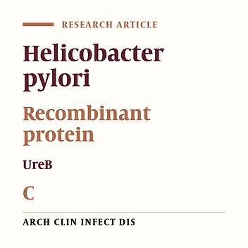 Cloning, Expression, Purification and Characterization of Recombinant UreB229-561 from Helicobacter Pylori
