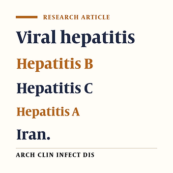 Viral Hepatitis in Patients Hospitalized in Two Teaching Hospitals, Tehran , Iran