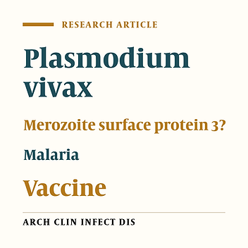 Genetic Structure of Plasmodium Vivax Population Assessed by Sequence Analysis of the Merozoite Surface Protein 3? Gene