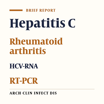 Frequency of Hepatitis C in Patients with Rheumatoid Arthritis
