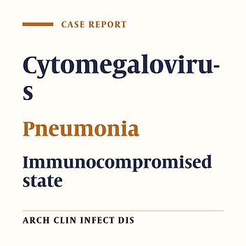 Pneumonitis Due to Cytomegalovirus in an Immunocompromised Patient