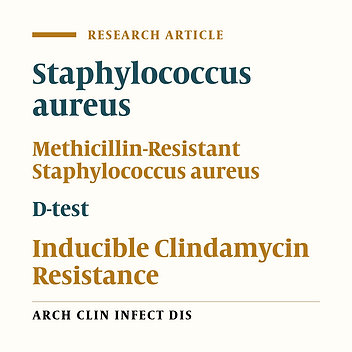 Inducible Clindamycin Resistance in Clinical Isolates of Staphylococcus aureus
