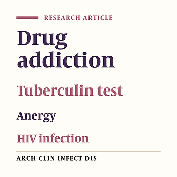Prevalence of Anergy Among Hospitalized Drug Users in Southern Tehran