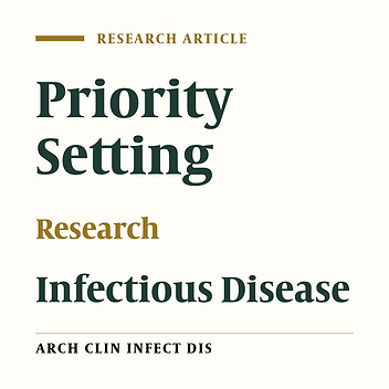 Research Priority Setting of Shaheed Beheshti Medical University Infectious Diseases and Tropical Medicine Research Center in 2007