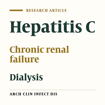 Hepatitis C virus Infection in Dialysis Centers of Tabriz, Iran: a Multicenter Study