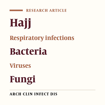 Surveying respiratory infections among Iranian Hajj pilgrims