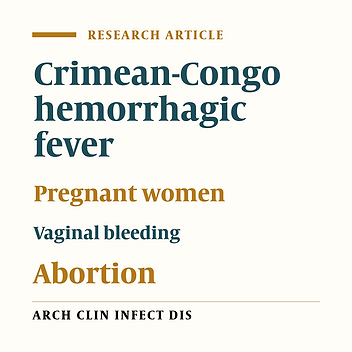 Clinical Manifestations, Laboratory Findings and Clinical Outcome in 6 Pregnant Women with Crimean-Congo Hemorrhagic Fever