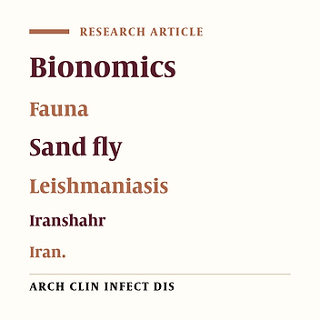Bionomics of Phlebotomine Sand Flies (Diptera: Psychodidae) as Vectors of Leishmaniasis in the County of Iranshahr, Sistan-Baluchistan Province, Southeast of Iran