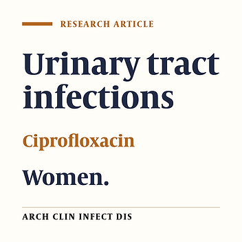 Comparison of 3-Day and 7-Day Ciprofloxacin Regimen for the Treatment of Uncomplicated Urinary Tract Infection in Women:A Randomized Double-Blind Clinical Trial