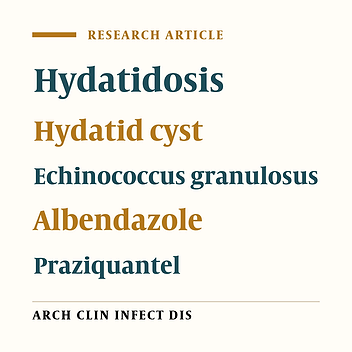 Comparing the Effectiveness of Albendazole and Combination of Albendazole and Praziquantel in Experimental Hydatidosis