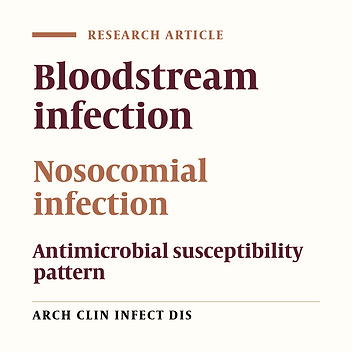 Bacteriological Profile and Antimicrobial Resistance of Blood Culture Isolates