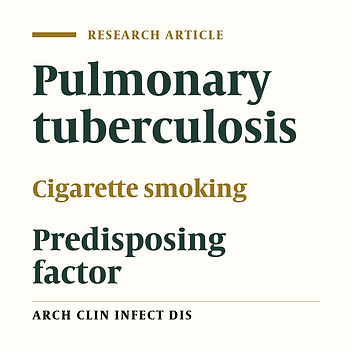 Association Between Cigarette Smoking and Pulmonary Tuberculosis in Men: A Case-Control Study in Mazandaran, Iran