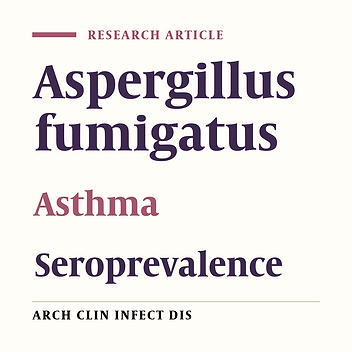 Seroprevalence of specific immunoglobulin G antibodies against aspergillus fumigatus among chronic persistent asthma