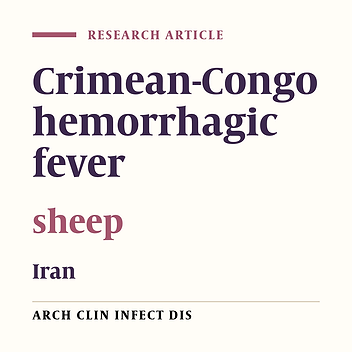 Seroepidemiology of Crimean-Congo Hemorrhagic Fever in the Local and Imported Sheep in Isfahan Province, Iran, 2002