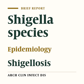 Epidemiology of Shigellosis with Special Reference to Hospital Distribution of Shigella Strains in Tehran