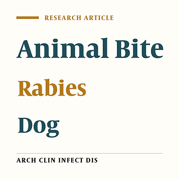 Animal Bites and Rabies in Northern Iran, 2001–2005