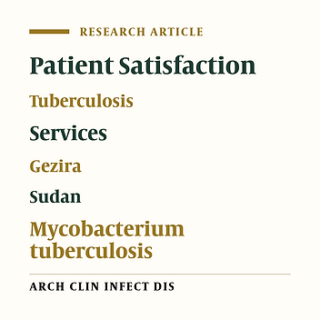 Patients’ Satisfaction With Tuberculosis Services of Directly Observed Therapy Programs in the Gezira State of Sudan